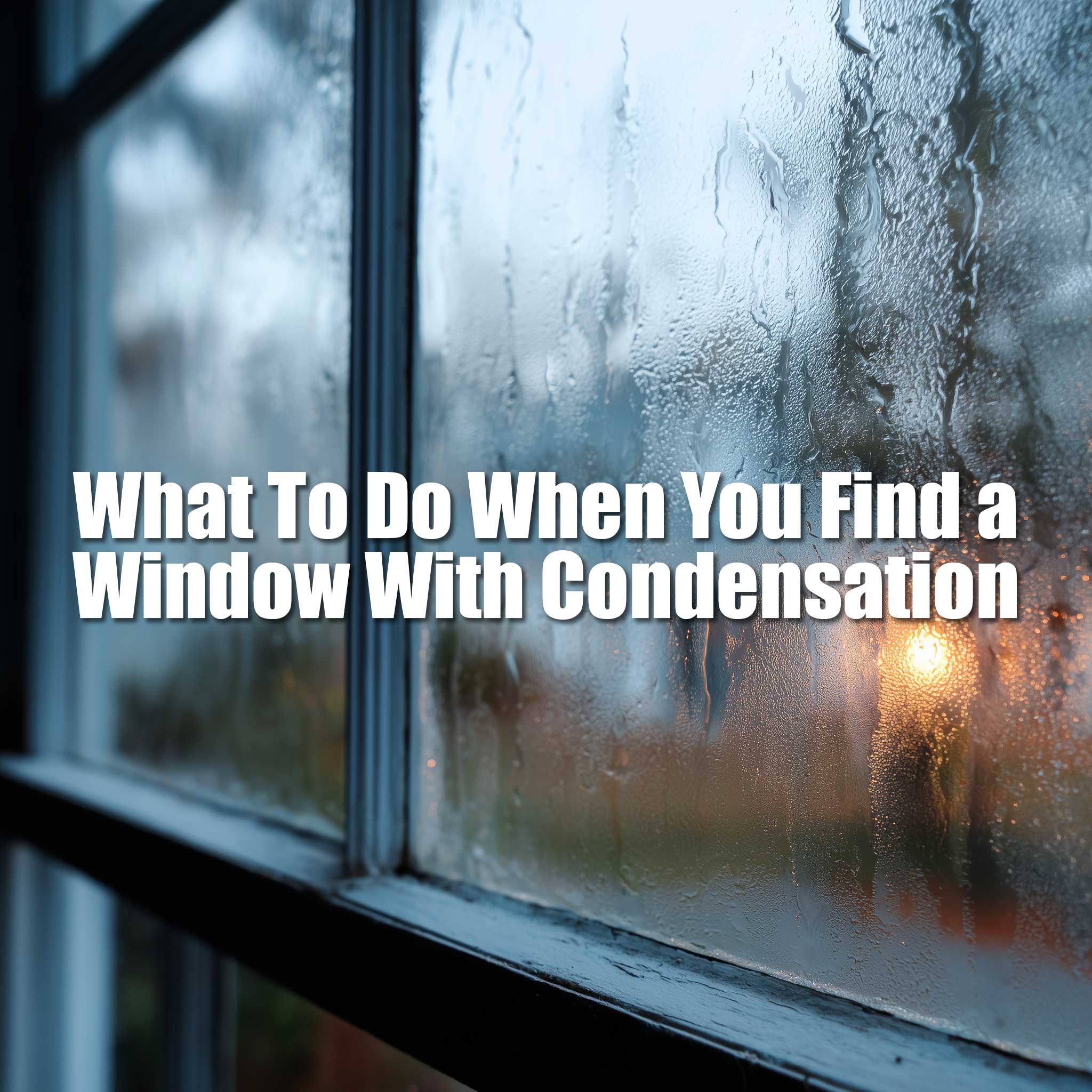 Foggy Glass Got You Down? What To Do When You Find Window Condensation In Cedar Rapids.
