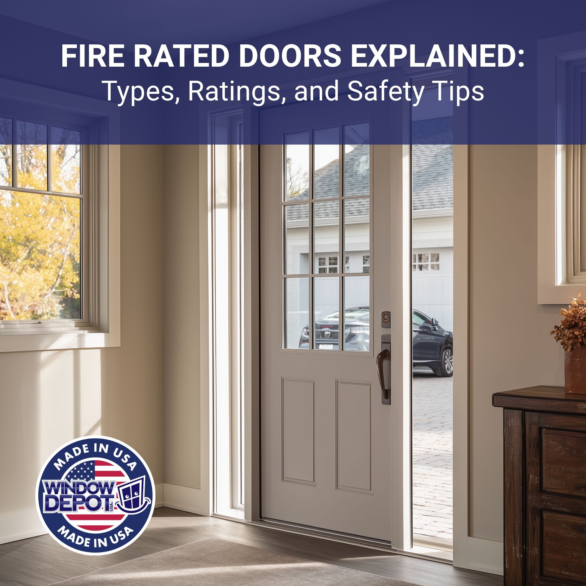 Fire Rated Doors: Types, Ratings, and Safety Tips for Cedar Rapids Homes